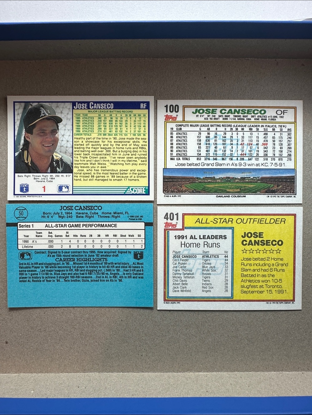 Jose Canseco & Mark McGwire Oakland A’s Bash Bros. Lot of 20 - Picture 7 of 11